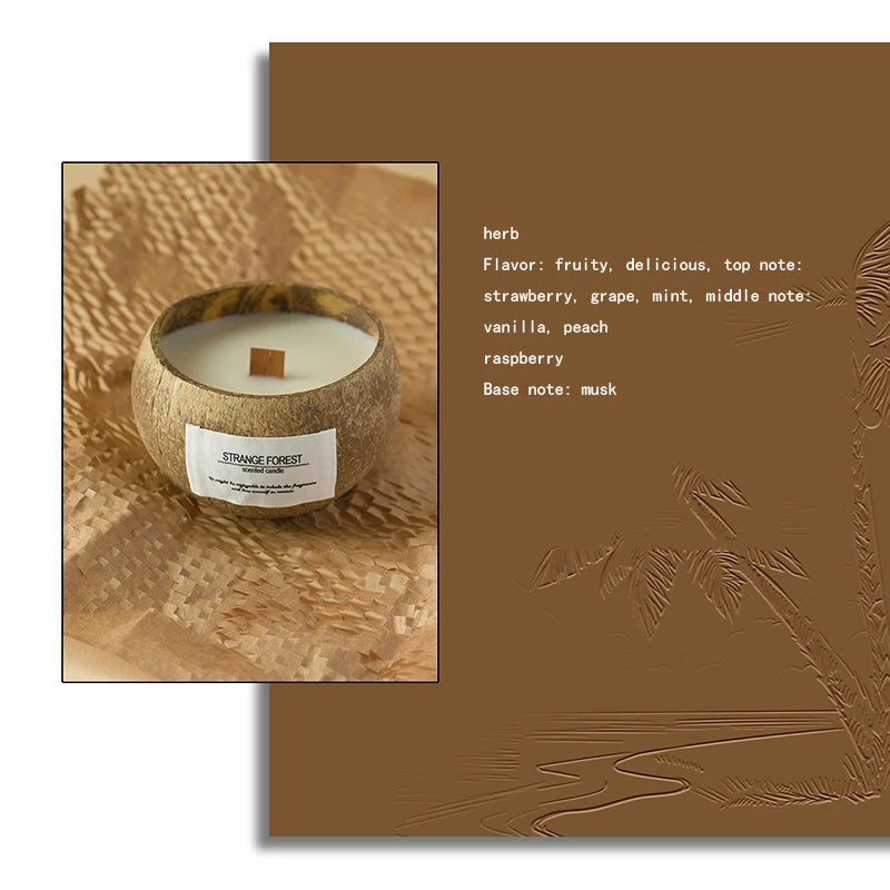 Coconut Shell Candle – Natural Calm Collection