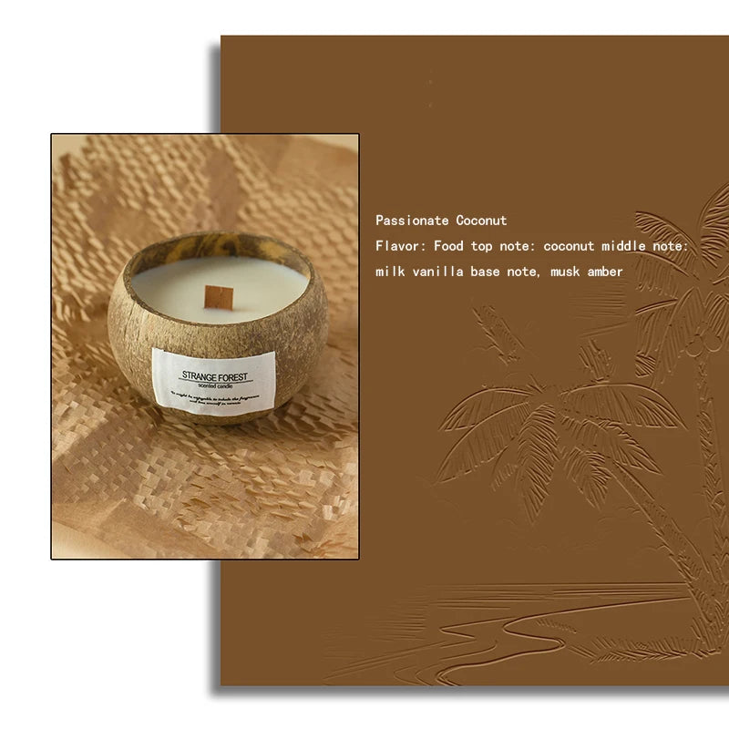 Coconut Shell Candle – Natural Calm Collection