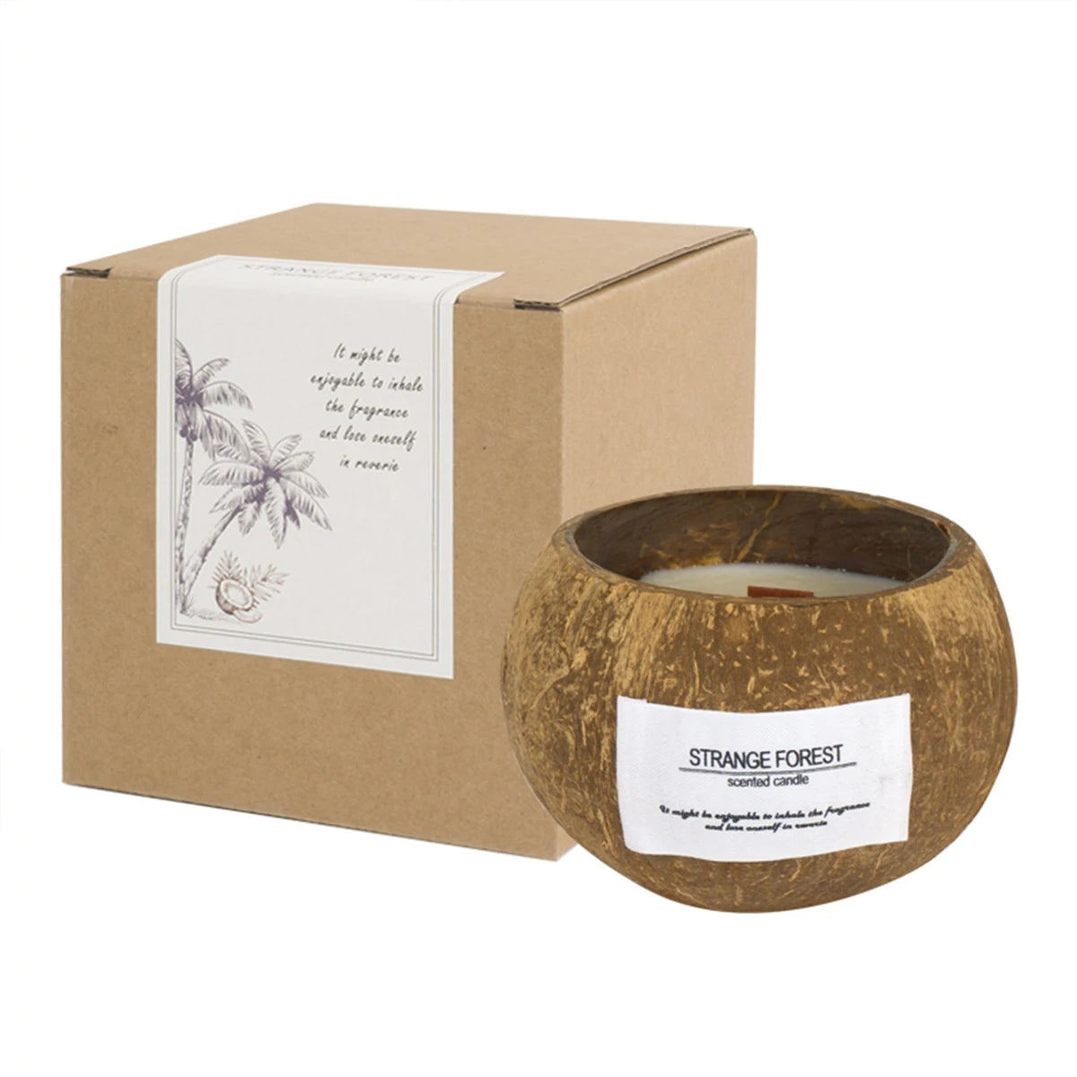 Coconut Shell Candle – Natural Calm Collection